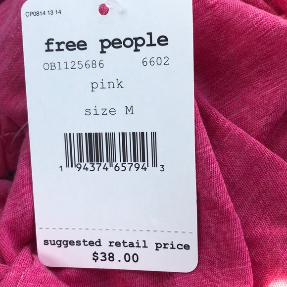 Nwt We the free the sandy hot pink tank Medium - Picture 4 of 4